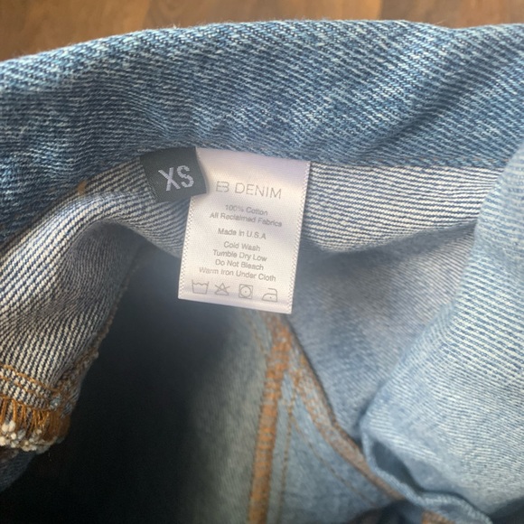 EB denim lace up shorts - Picture 2 of 7